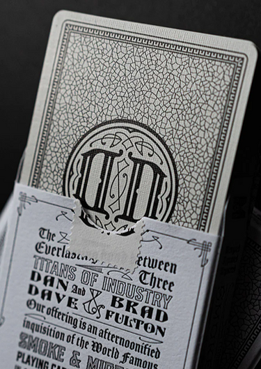 S&M SMOKE 15TH ANNIVERSARY PLAYING CARDS