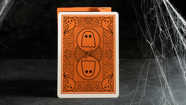BICYCLE BOO BACK ORANGE PLAYING CARDS