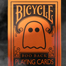 BICYCLE BOO BACK PLAYING CARDS ORANGE
