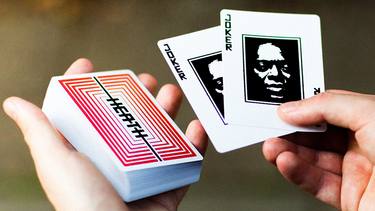 HEATH BACK RED  PLAYING CARDS