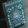 JOKER THIEF GREEN PLAYING CARD JG CROWN 