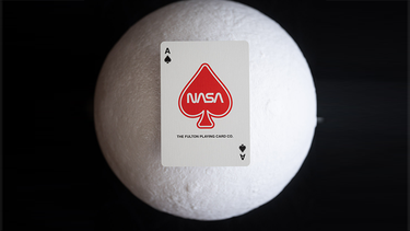 SILVER FOIL NASA WORM PLAYING CARDS