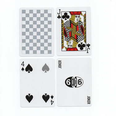 anyone playing cards checkerboards