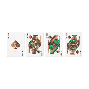DKNG GREEN WHEELS PLAYING CARDS