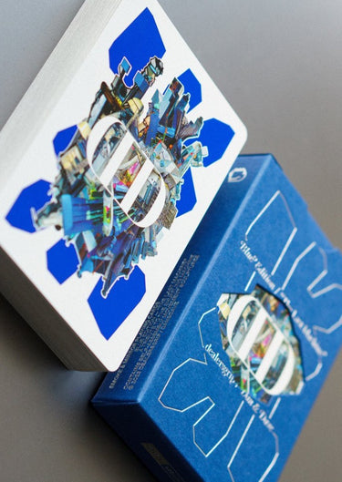 SMOKE & MIRROR x DEALERSGRIP BLUE PLAYING CARDS