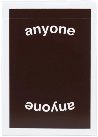 ANYONE BROWN LOGO PLAYING CARDS