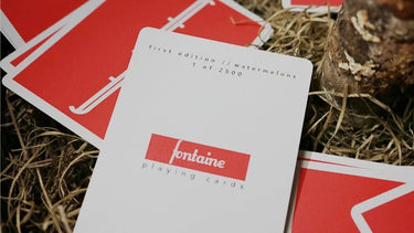 FONTAINE WATERMELON PLAYING CARDS