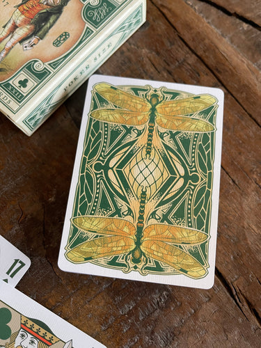 THE NOTORIOUS GAMBLING FROG GREEN PLAYING CARDS