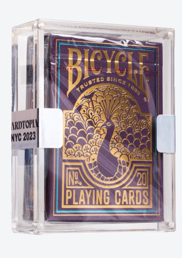 BICYCLE PEACOCK CARDTOPIA SEALED CASE X/50