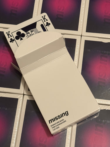 MISSING PLAYING CARDS  SIGNATURE TRIN