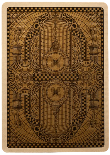 lepidopterist playing cards