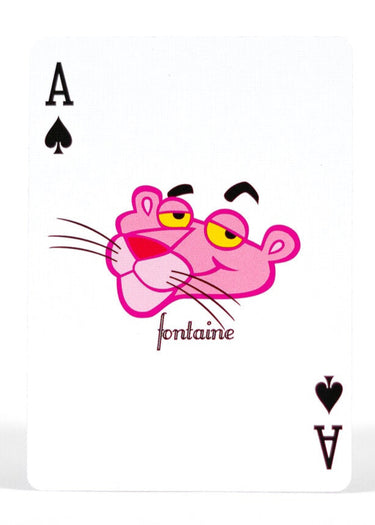FONTAINE PINK PANTHER PLAYING CARDS 