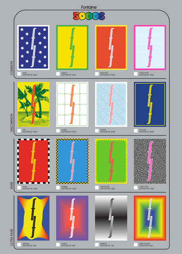 fontaine 5000s playing card full set