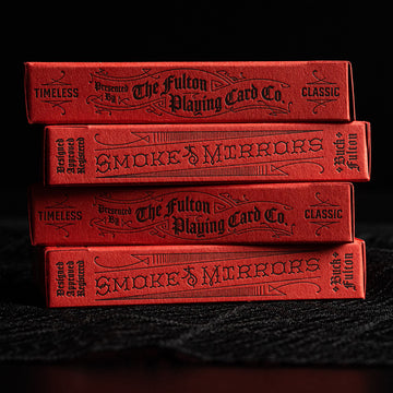 SMOKE & MIRRORS 15TH ANNIVERSARY ROUGE PLAYING CARDS