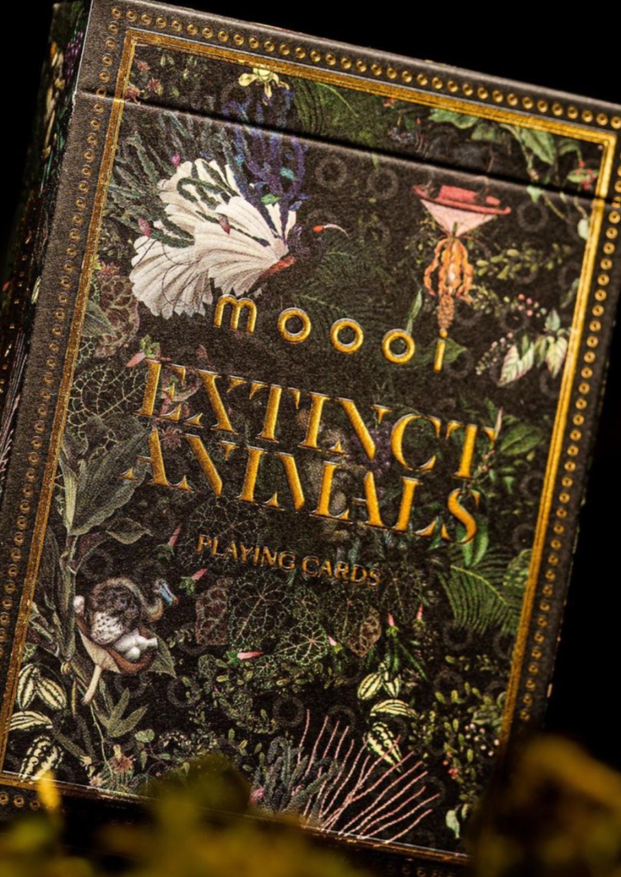 theory11 playing cards in UK moooi extinct animals deck