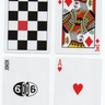 ANYONE XL CHECKERBOARD PLAYING CARDS.
