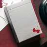 CHERRY CASINO HOUSE SILVER PLAYING CARDS