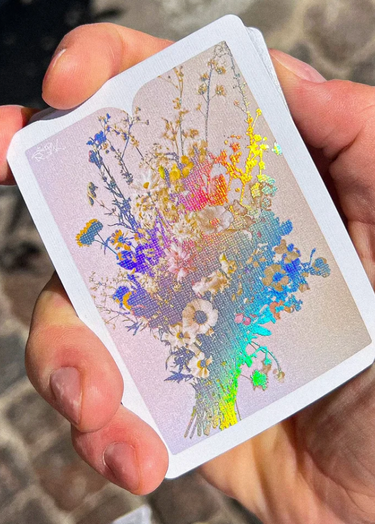 DEALERSGRIP HOLO BOUQUET PLAYING CARDS