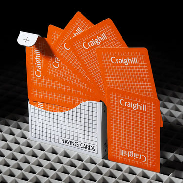 CRAIGHILL PLAYING CARDS  ORANGE