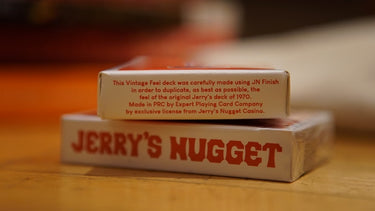 VINTAGE FEEL JERRY'S NUGGETS PLAYING CARDS