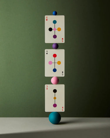 EAMES HANG IT ALL GREEN PLAYING CARDS, art of play deck