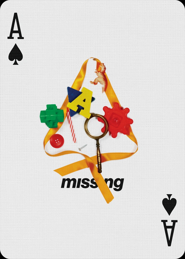 MISSING FOUND PLAYING CARDS