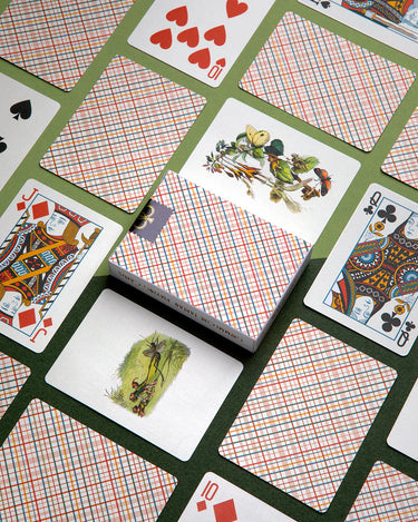 GRIMMLORE TARTAN WHITE PLAYING CARDS
