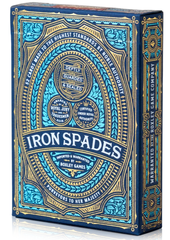 iron spades playing cards art of play