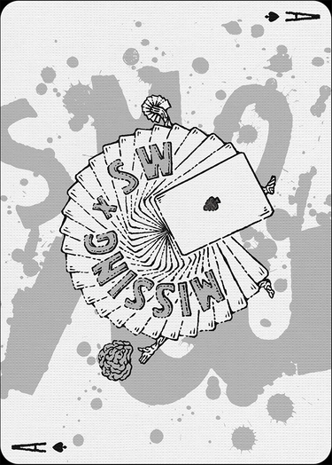 MISSING MIND 52 PLAYING CARDS