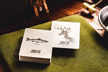 VINTAGE PLAID BLUE PLAYING CARDS