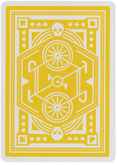 DKNG Yellow Wheels playing cards - Paperdecks