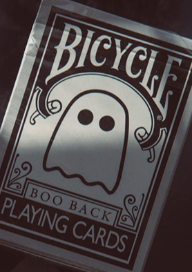 BICYCLE  PLAYING CARDS BOO BACK GREY