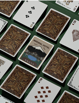 IMPERIAL HOTEL PLAYING CARDS