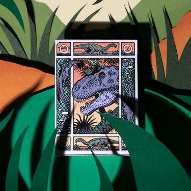 Dinosaurs playing cards by Art of Play.