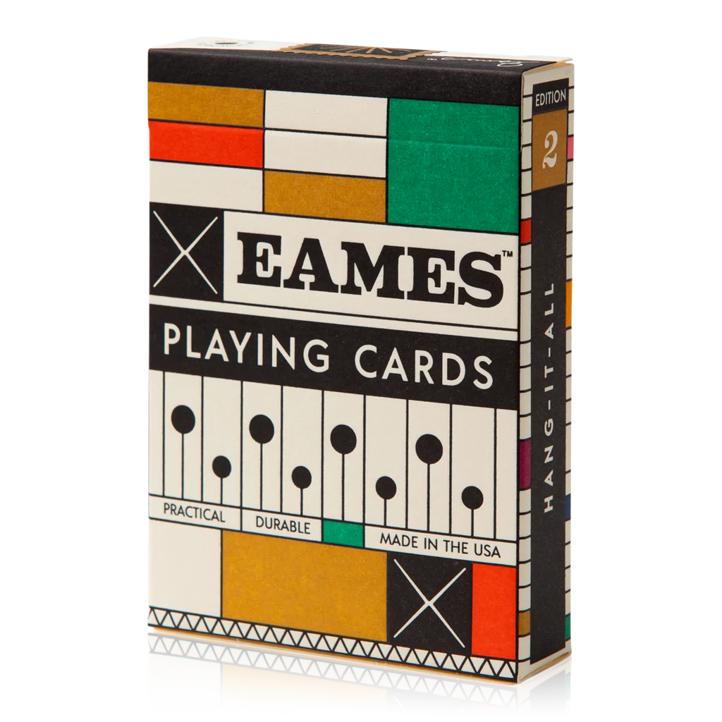 GOLD EAMES OFFICE HANG IT ALL PLAYING CARDS