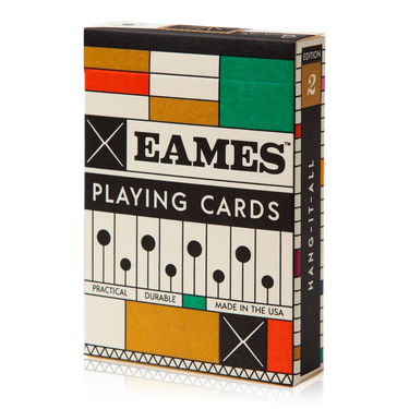 GOLD EAMES OFFICE HANG IT ALL PLAYING CARDS
