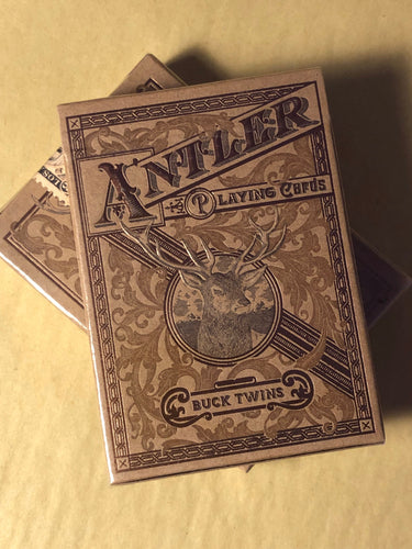 ANTLER BROWN PLAYING CARDS BY DAN AND DAVE 