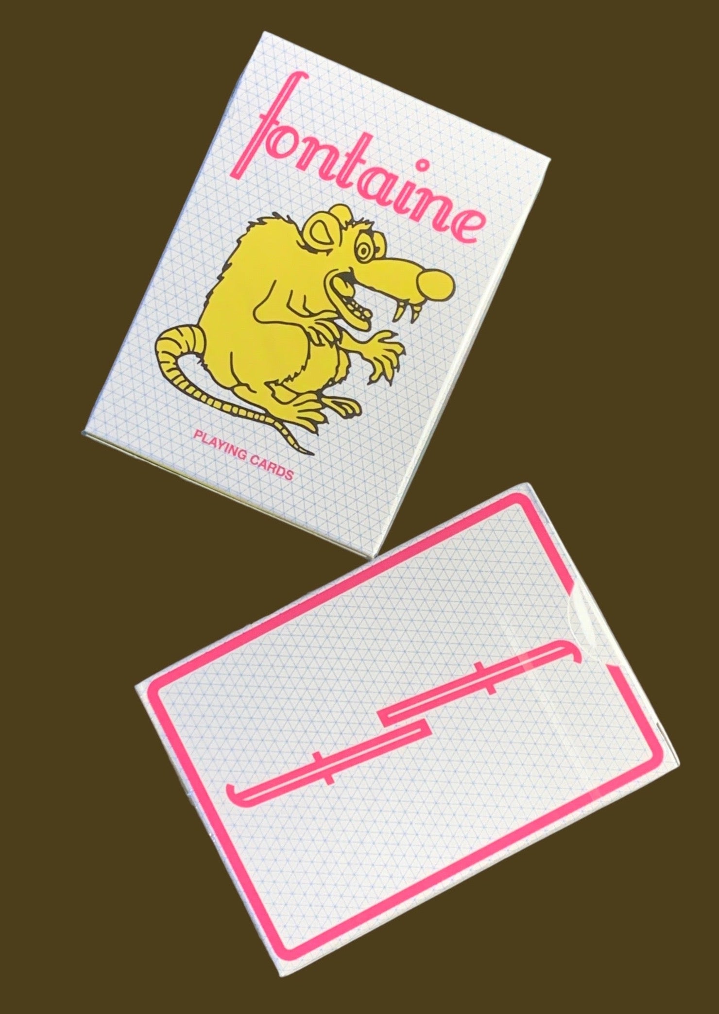 FONTAINE CRAZY RAT playing cards 5000s uk deck