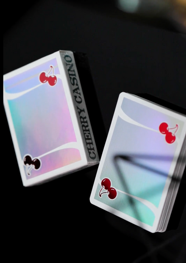 CHERRY CASINO PLAYING CARDS HOLOGRAPHIC