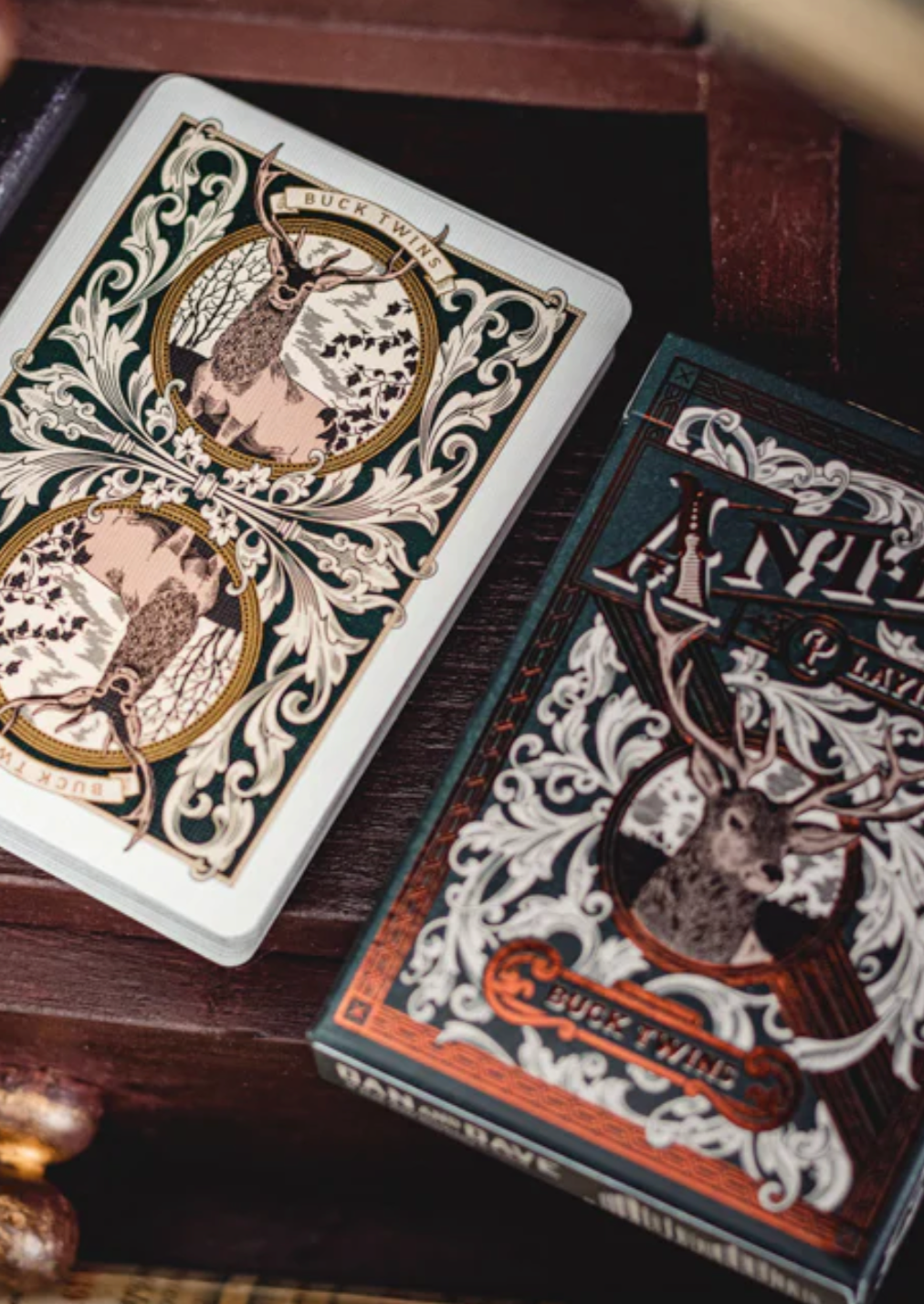 Antler Juniper playing cards by dan & Dave, USPC, art of play – Paperdecks