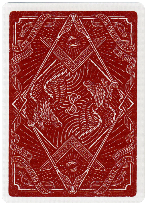 Sons of Liberty, Patriot Red playing cards 